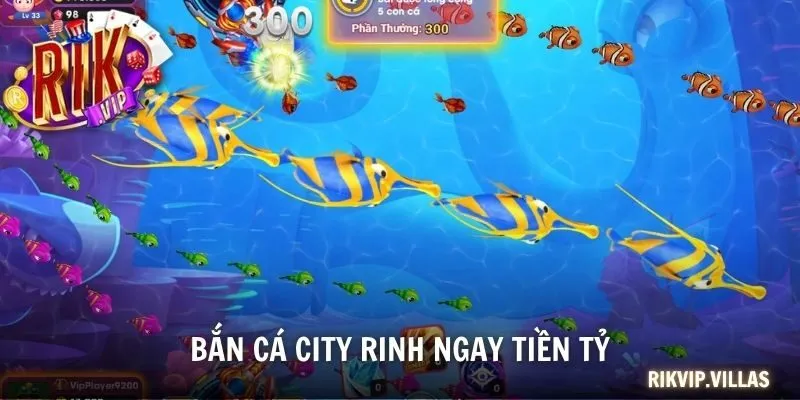 Bắn Cá City - Trải Nghiệm Không Gian Săn Cá Đẳng Cấp 2025 Bắn Cá City rinh ngay tiền tỷ