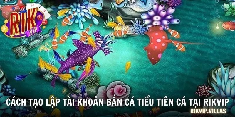 Bắn Cá Tiểu Tiên Cá - Đắm Chìm Không Gian Đổi Thưởng Hấp Dẫn Cách tạo lập tài khoản bắn cá tiểu tiên cá tại RIKVIP