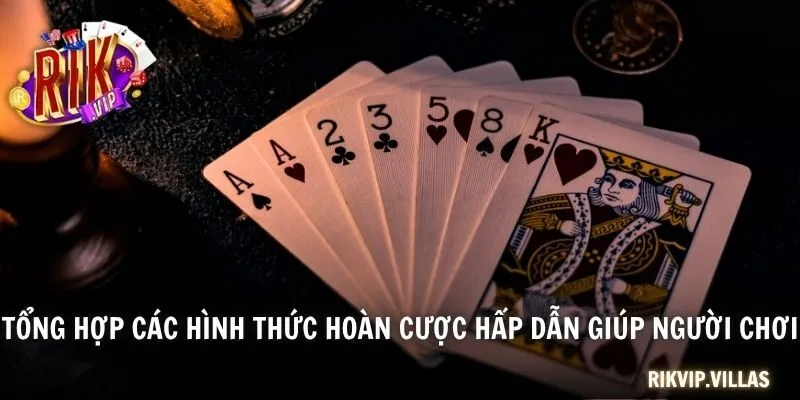 Chính Sách Hoàn Cược RIKVIP Ưu Đãi Vượt Trội Cho Người Chơi Tổng hợp các hình thức hoàn cược hấp dẫn giúp người chơi