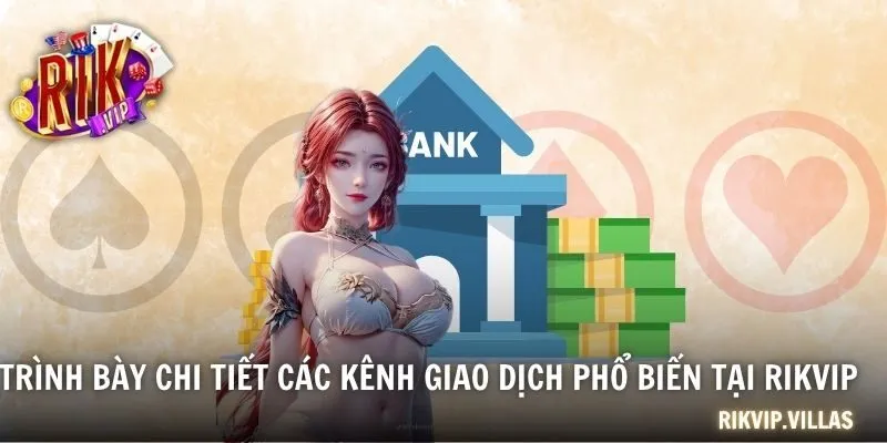 Trình bày chi tiết các kênh giao dịch phổ biến tại RIKVIP