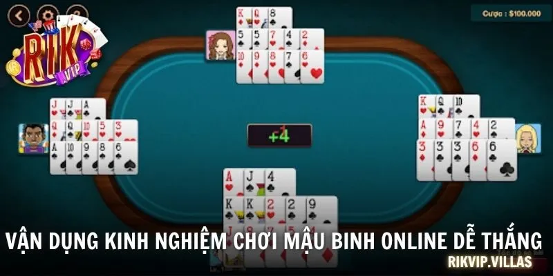 Hướng Dẫn Chơi Mậu Binh Online Chi Tiết Dễ Hiểu Nhất 2025 Vận dụng kinh nghiệm chơi Mậu Binh online dễ thắng